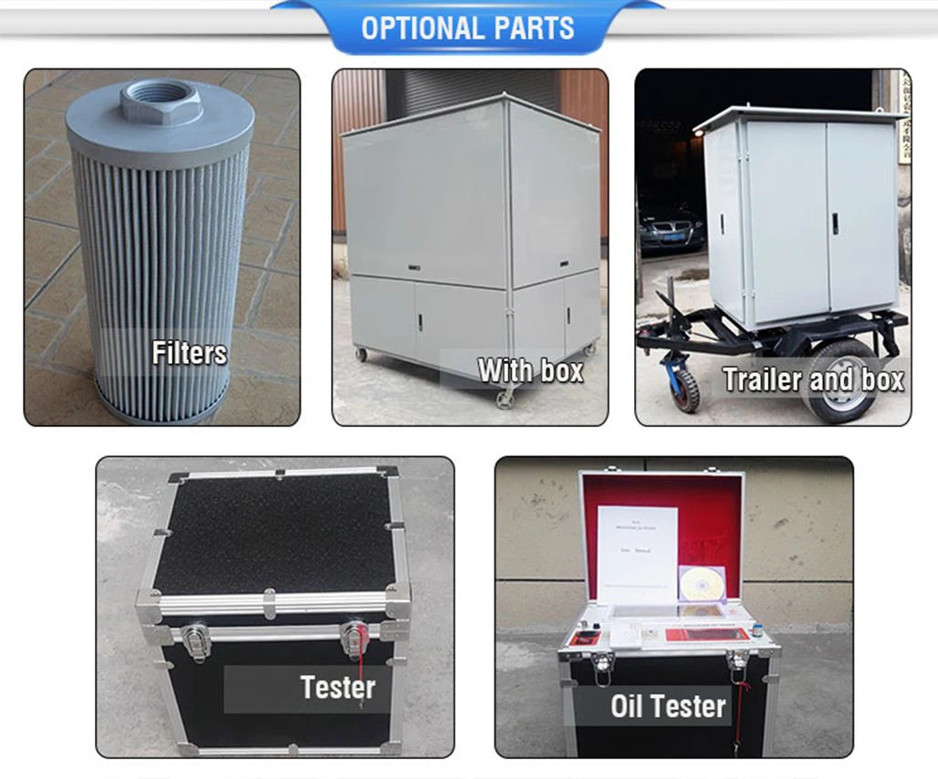 portable transformer oil dehydration machine